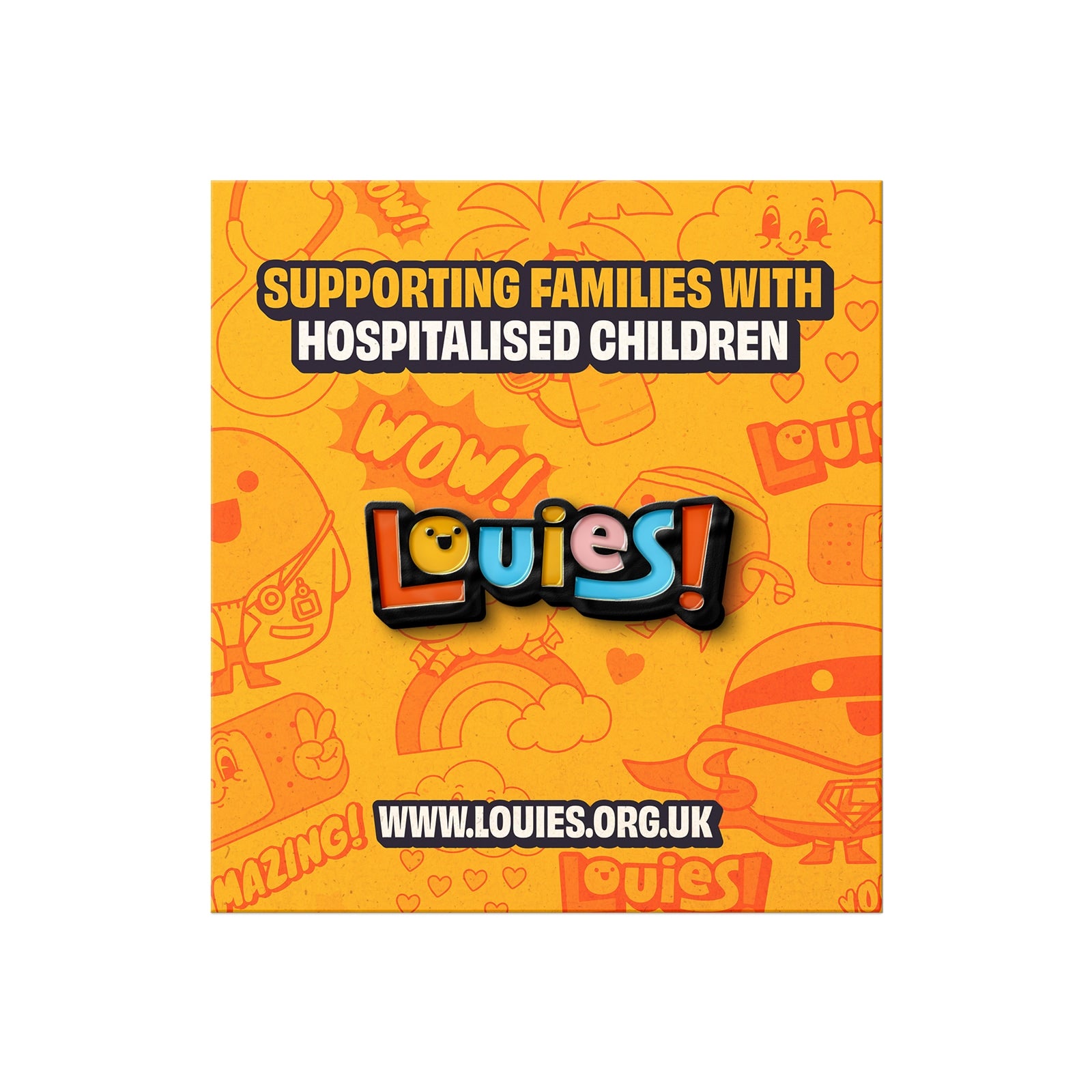 Louie's Metal Pin Badge